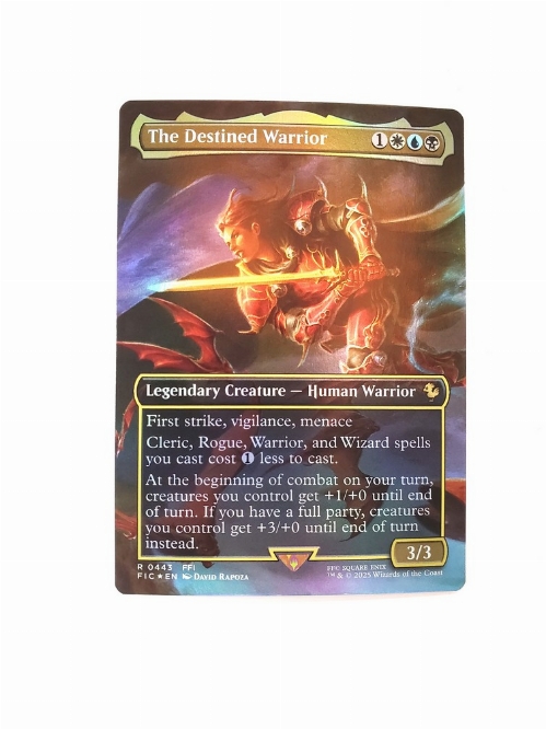 The Destined Warrior (Borderless) (Foil)