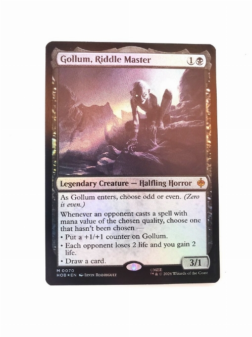 Gollum, Riddle Master (Foil)