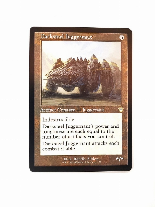 Darksteel Juggernaut (Retro Frame)