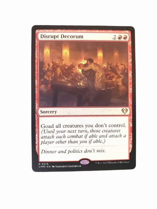 Disrupt Decorum