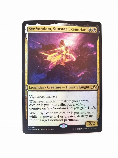 Syr Vondam, Sunstar Exemplar (Foil)