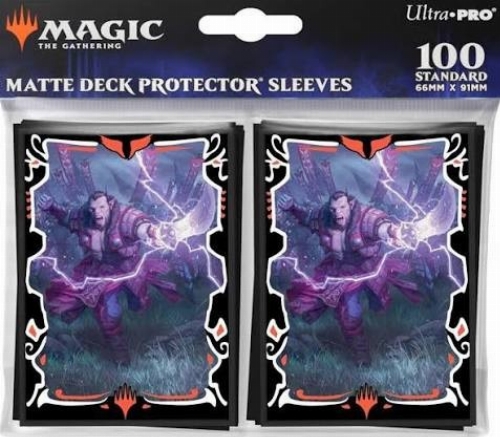 Matte Deck Protector Sleeves - Zurgo Stormrender (NEW)