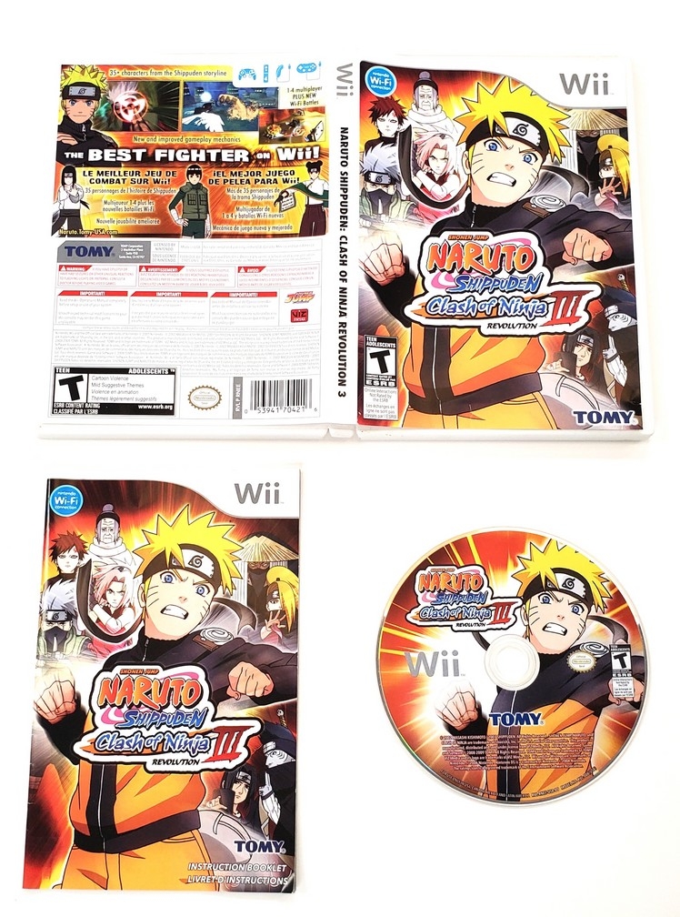 Naruto Shippuden: Clash of Ninja Revolution III (CIB)