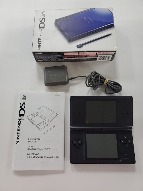 Nintendo DS Lite Cobalt & Black (CIB)