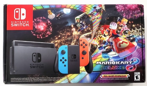 Nintendo Switch Blue/Red (Mario Kart 8: Deluxe Bundle) (CIB)