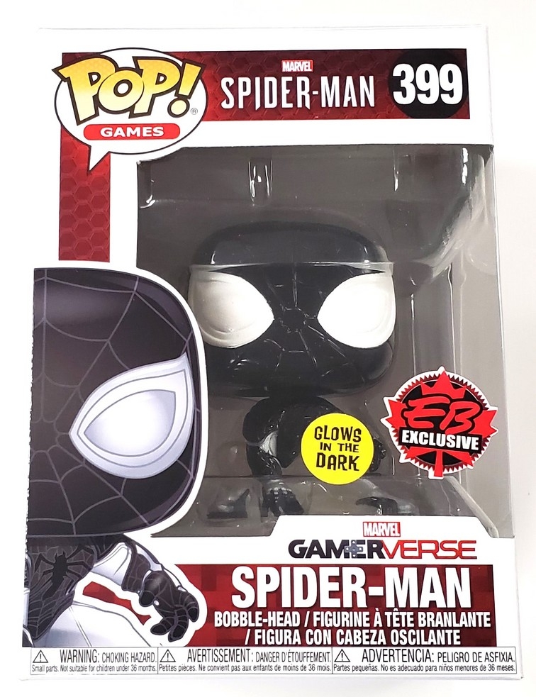 Spider-Man (GamerVerse) - Spider-Man (Glows in the Dark - EB Games Exclusive) #399 (NEW)