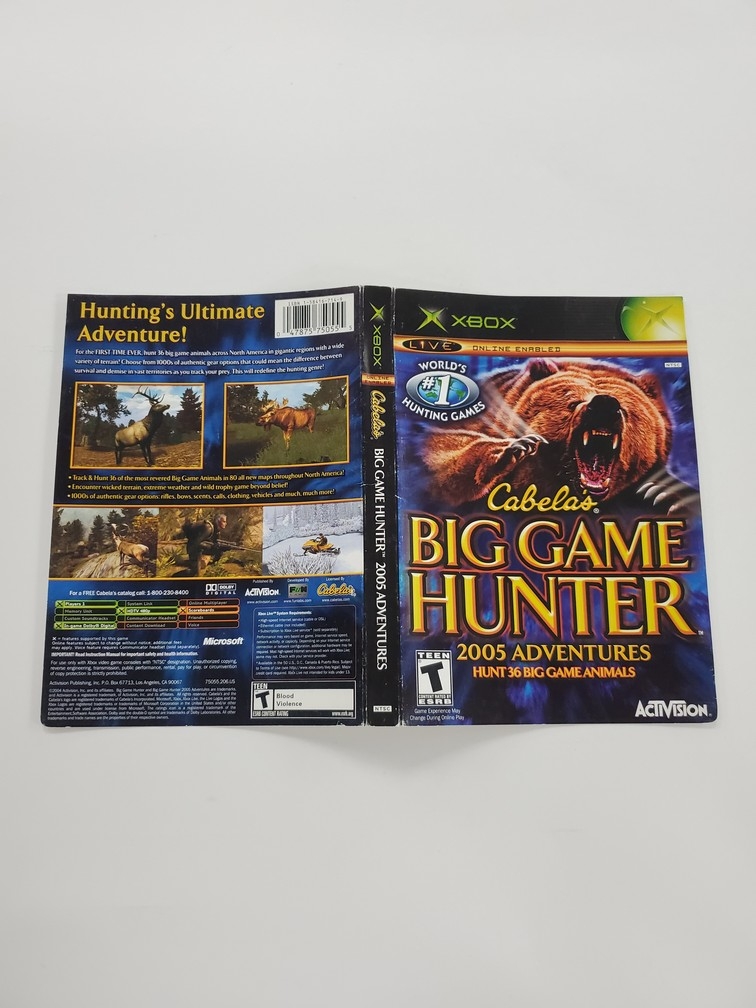 Cabela's Big Game Hunter: 2005 Adventures (B)